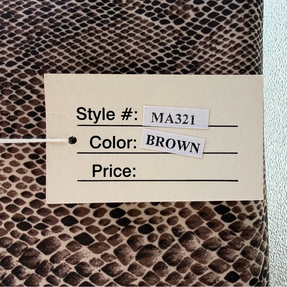 JC & CO Milano Small Snakeskin Print Bag with Crossbody Strap - Picture 8 of 8